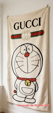 Gucci x Doraemon Sketch Throw blankets IMG_2838